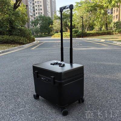 正品寸翻盖行李箱机长箱相机箱上翻盖8寸轻便20男女1箱万向上轮拉