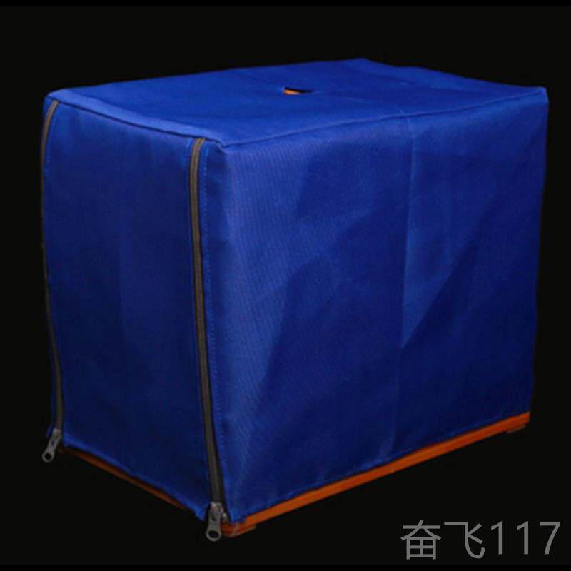 正品颠覆鸟笼矩形鸟板花布顶部明亮笼顶部绣眼睛红色亚麻鸟笼塑料