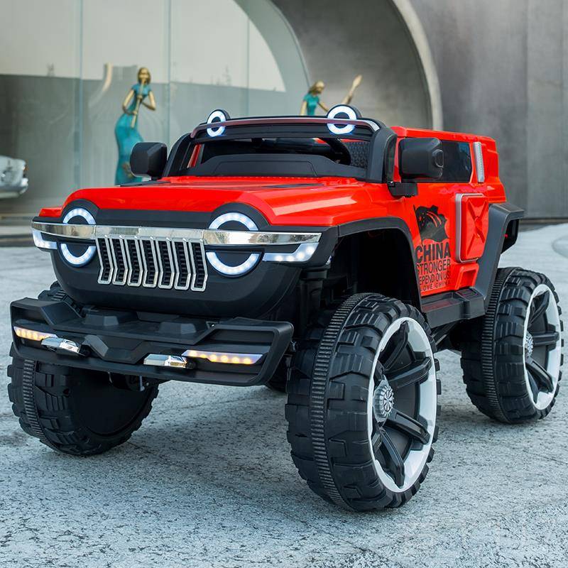 正品坦克300带儿电动车童四轮汽车四驱越童野宝宝遥控玩具车可坐