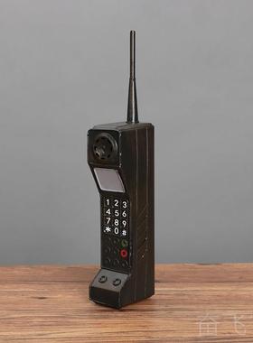 正品仿80年代复古怀旧老式大哥大手机模型真摄表演饰橱影窗道具装