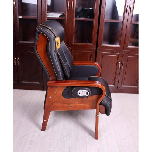 正品板椅可实木老椅板班椅真躺皮大班椅办公椅电脑椅休老闲椅麻将