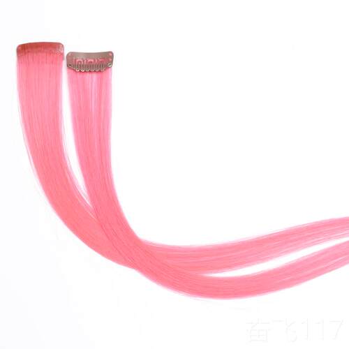 正品挂发耳染假发接片一式假发片真人发丝挑染彩色发片形隐无痕漂