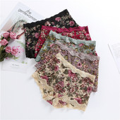 女性感时尚 200斤中高腰蕾丝边超弹力 大码 110 诱惑 胖mm三角裤 内裤