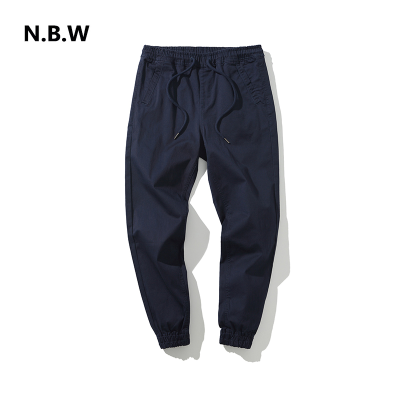 高密弹力工装裤休闲束脚裤宽松