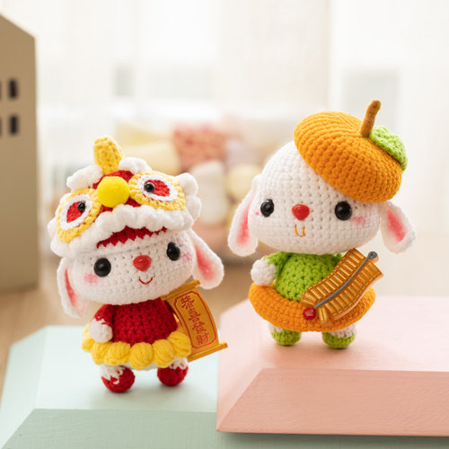 胖小森手作新年小兔玩偶材料包