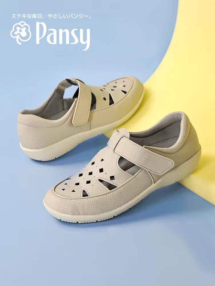 舒适夏季轻便包头凉鞋Pansy透气图片
