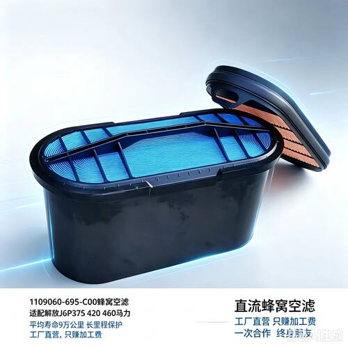 解放J6P375/420/460蜂窝空滤