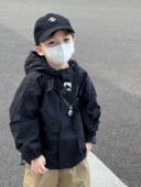 户外男童外套春秋款 洋气儿童户外帅气时髦冲锋衣宝 2024新款