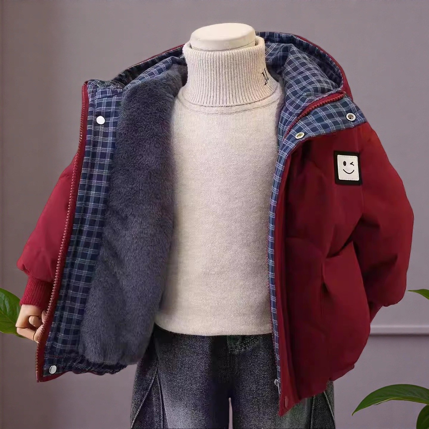 男童加绒外套秋冬装2025新款宝宝棉袄加厚冲锋衣儿童冬季男孩棉服,童装/婴儿装/亲子装,普通外套,淘宝优惠券,粉丝福利购,淘宝优惠卷