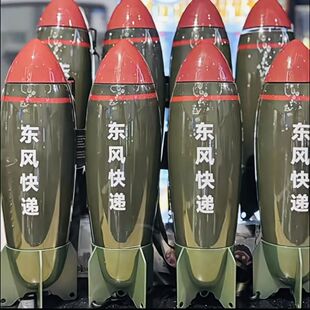 东风导弹周边东风快递背包爆米花桶收纳桶摆件模型军迷国庆礼物