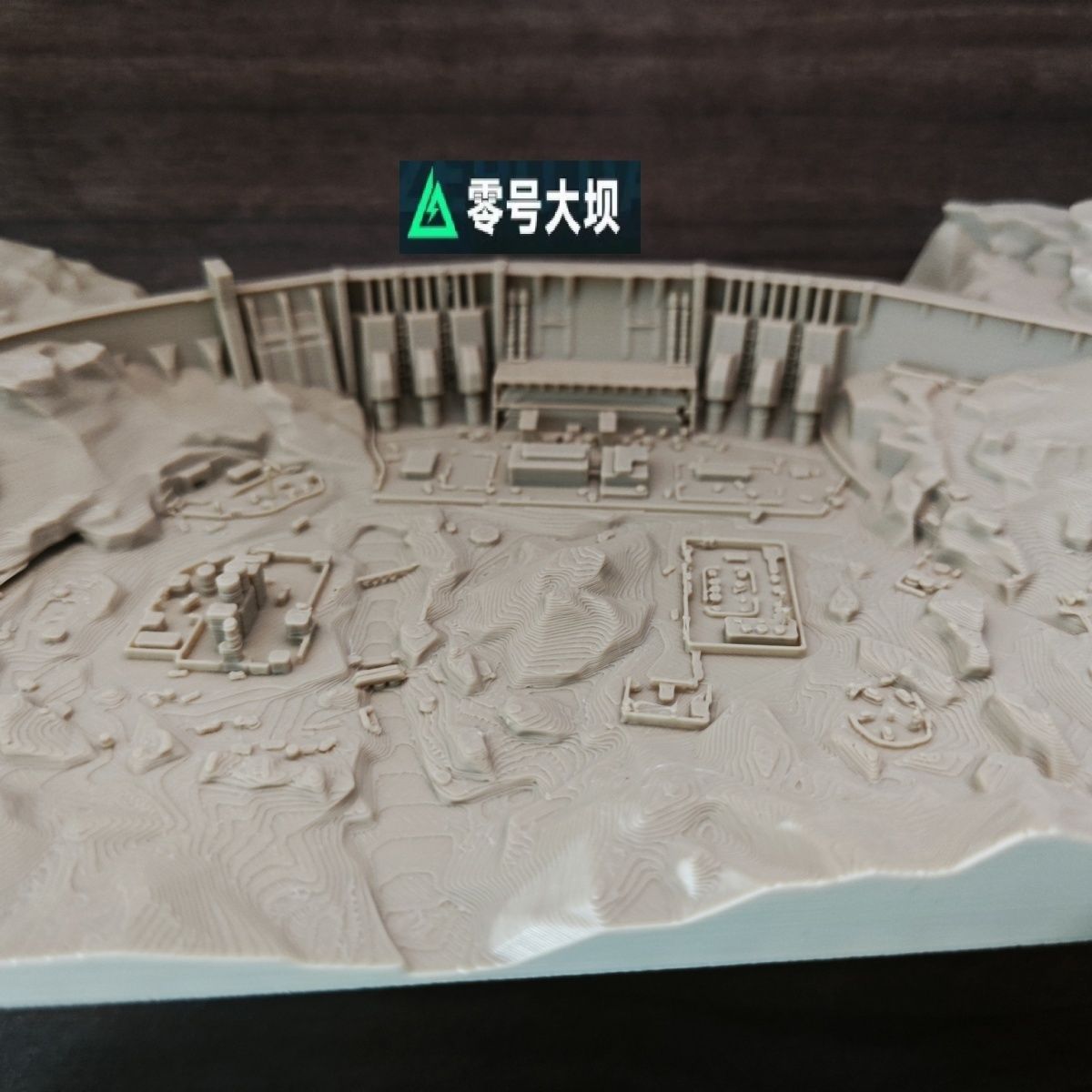 三角洲行动周边零号大坝地图沙盘模型桌面摆件