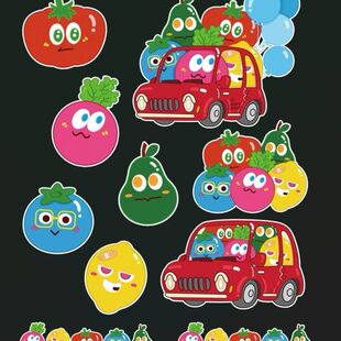 太原站限定5525伍月天荧光棒鸡腿棒限定贴纸应援荧光棒贴纸车贴