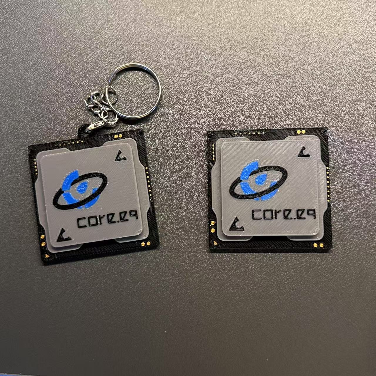 原创三角洲行动CPU钥匙扣 i9 挂件游戏周边冰箱贴装饰3D打印摆件