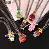 Same item Popular new pattern Genuine Building blocks Bath Lightyear Batman Iron Man Man Wai Titanium Necklace Pendant