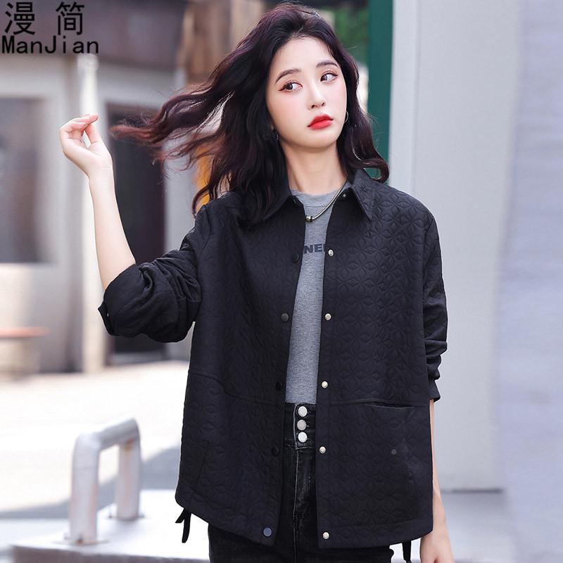码女装风大宽衣春秋新款松短款胖韩版ZGN显瘦棒球服夹克外套女