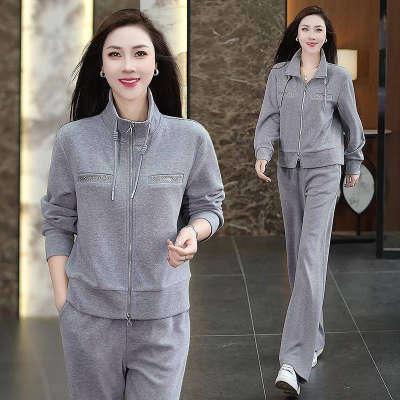 205春秋96850214装女款气速干长袖POLO透领运动训练服套健身跑步