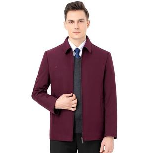 棉袄加厚服棉衣外套中年蚕丝棉 NN领款 男士 夹棉翻可脱卸内胆厚215