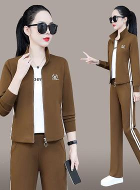 春洋秋装动套装运女新款时尚中件71781年妈妈外套气好看休闲服三