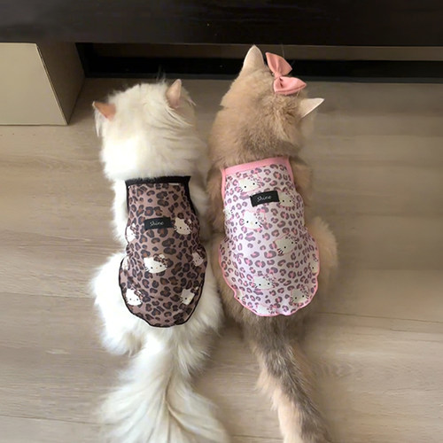 夏季猫狗凉感防掉毛吊带背心