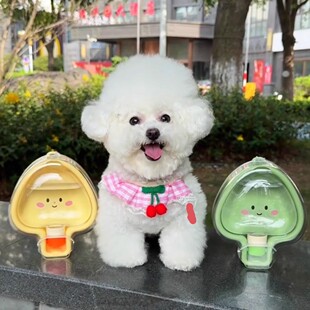 狗狗外出水杯折叠可斜挎便携式饮水器户外遛狗出门喝水壶瓶狗粮碗