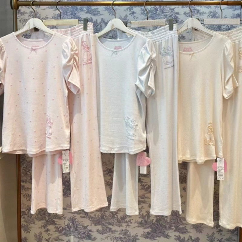 正品GP卡通纯棉马里奥公主睡衣女