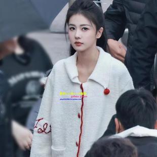 日本GP 高级字母半边绒加厚保暖家居服 pique软绵绵睡衣女白鹿同款