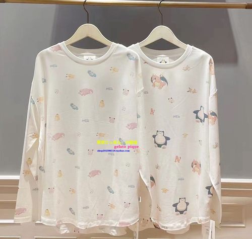 宝可梦联名纯棉睡衣女正品GP套装