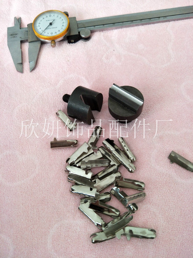 可压4mm子弹头鞋带头扣模具手压机脚踩机眼罩绳卡头绳扣模具