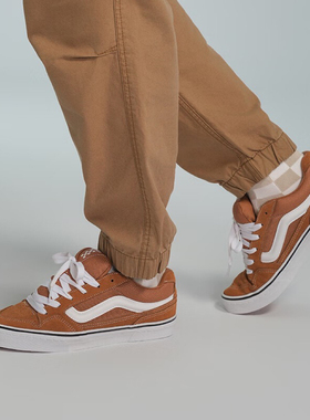 VANS范斯 Caldrone美式复古棕色运动休闲男板鞋面包鞋VN000CXZ1OU