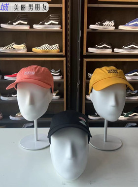 VANS男女经典鸭舌帽黑黄粉帽子