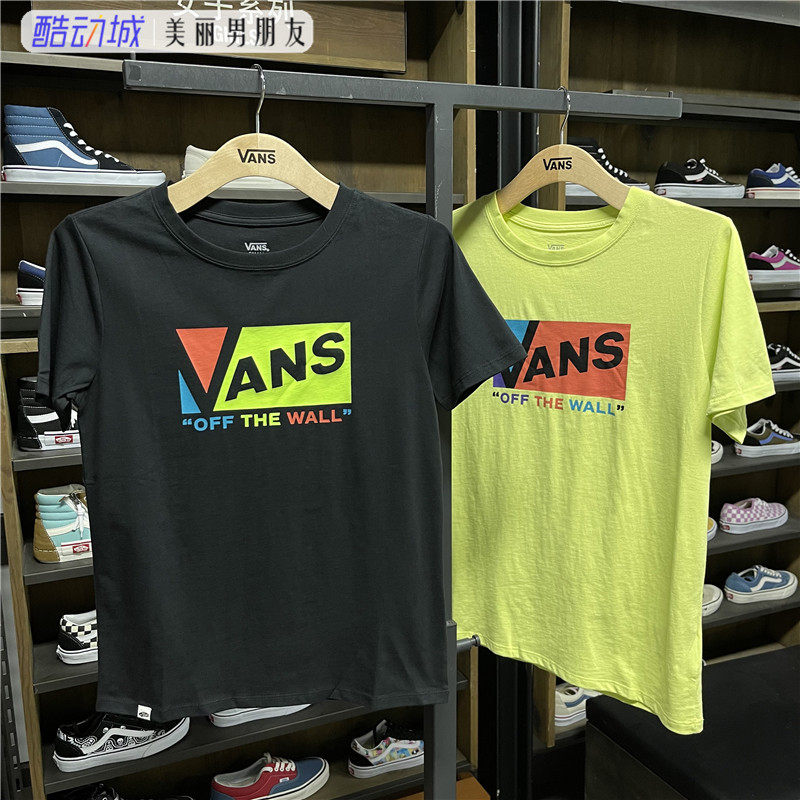 VANS范斯女子LOGO印花短袖折扣