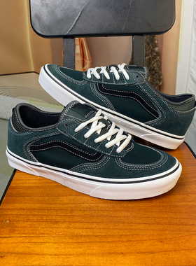 范斯Vans Skate Rowley墨绿色低帮男鞋运动专业滑板鞋VN0A2Z3O1CI
