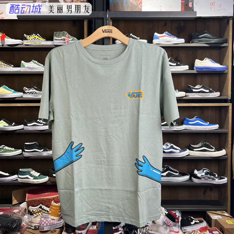 卡通字母印花图案VANS范斯x情侣