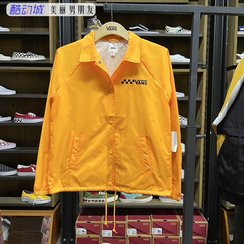 VANS女子翻领运动休闲长袖外套