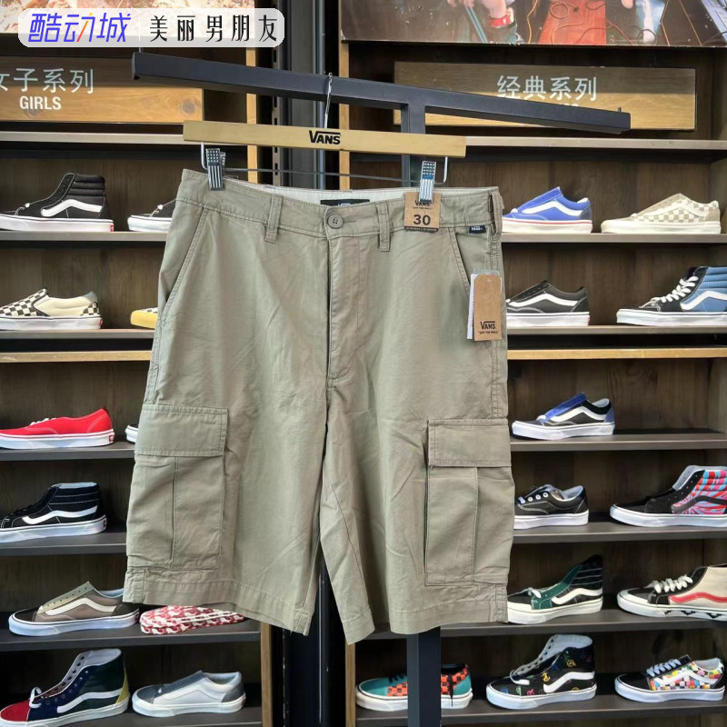 VANS男士休闲短裤透气梭织休闲裤