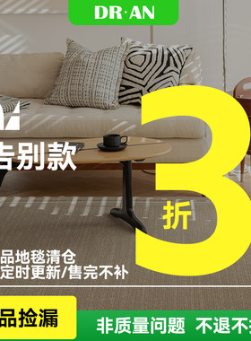 【清仓 告别款】客厅现代中古风羊毛混纺尼龙地毯全新捡漏孤品