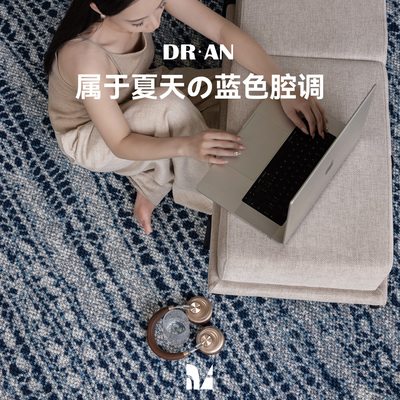 【蓝色限定】DRAN新西兰羊毛家用地毯客厅卧室氛围感轻奢蓝新款
