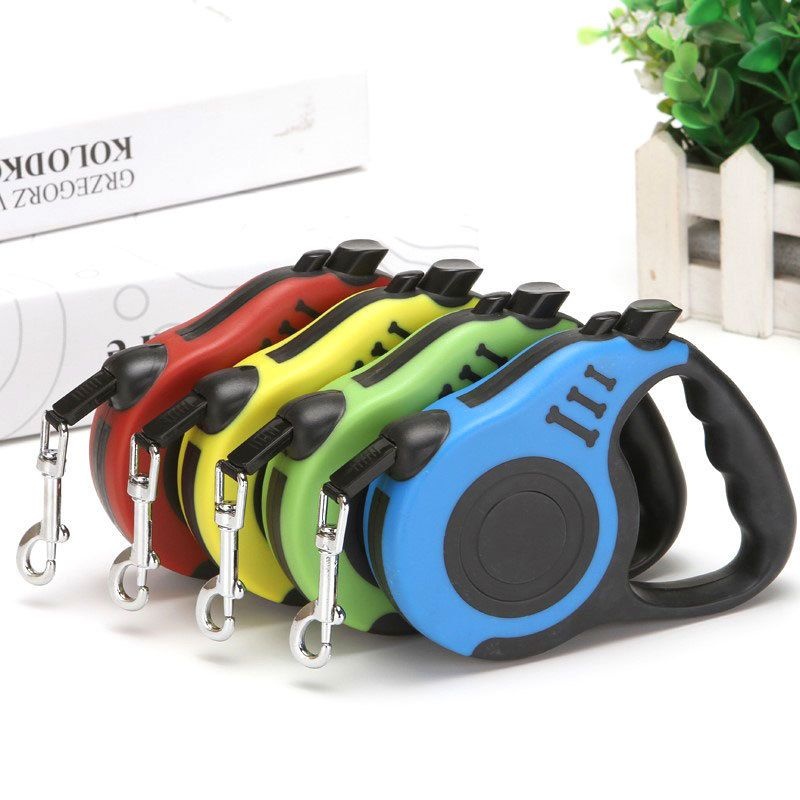 宠物牵引绳小型犬狗狗自动伸缩牵引器便携式遛狗神器宠物用品