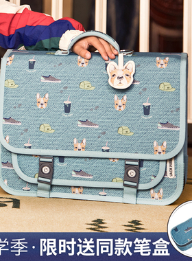 比利时jack piers儿童书包小学生jp英伦包男女三到六年级超轻护脊