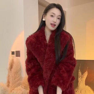 加厚轻奢设计师 领长外套冬季 直下摆长袖 INS风女西装