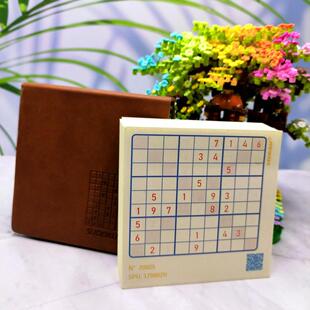 对角线九宫数独卡片便携益智变形异体数独逻辑思维专注力训练