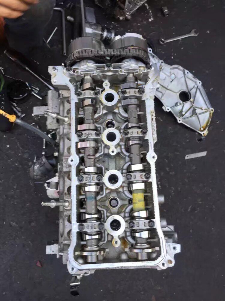 尼桑日产阳光劲客轩逸气缸盖总成 hr15 hr16  1.5 1.6 二手拆车件