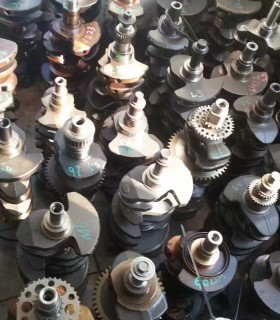 三菱曲轴 帕杰罗 格兰迪 欧蓝德 6G72 4B12 4B11 4J11 4J12 6B31