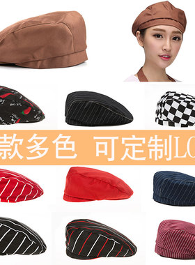 男女鸭舌帽前进帽贝雷帽子工作帽