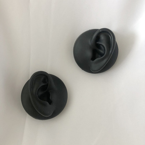 硅胶耳朵模型仿真饰品展示支架