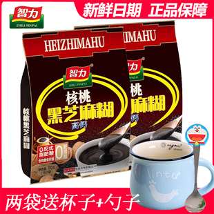 智力核桃黑芝麻糊浓香720g即食高钙营养健康早代餐冲饮含18小袋装