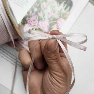 0.3cm涤纶缎带 饰丝带礼盒彩带 手工diy挂牌吊绳蝴蝶结材料请柬装