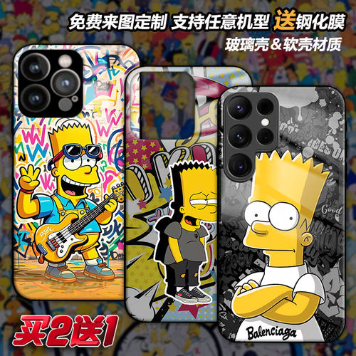 辛普森Simpsons手机壳适用苹果1716pro15max14plus磁吸13小米15sp14Tpro红米note14OPPOreno13VIVOIQOO13定制