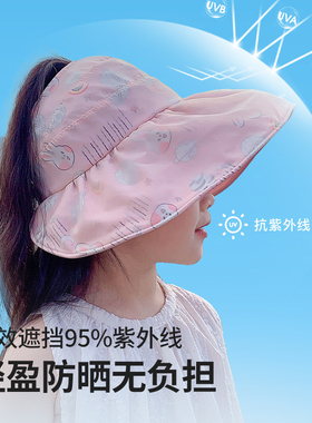磨乐空顶帽子户外防晒透气