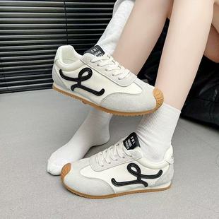 【金金宠粉】德训鞋春季时尚轻便运动休闲拼色跑步鞋阿甘鞋女潮